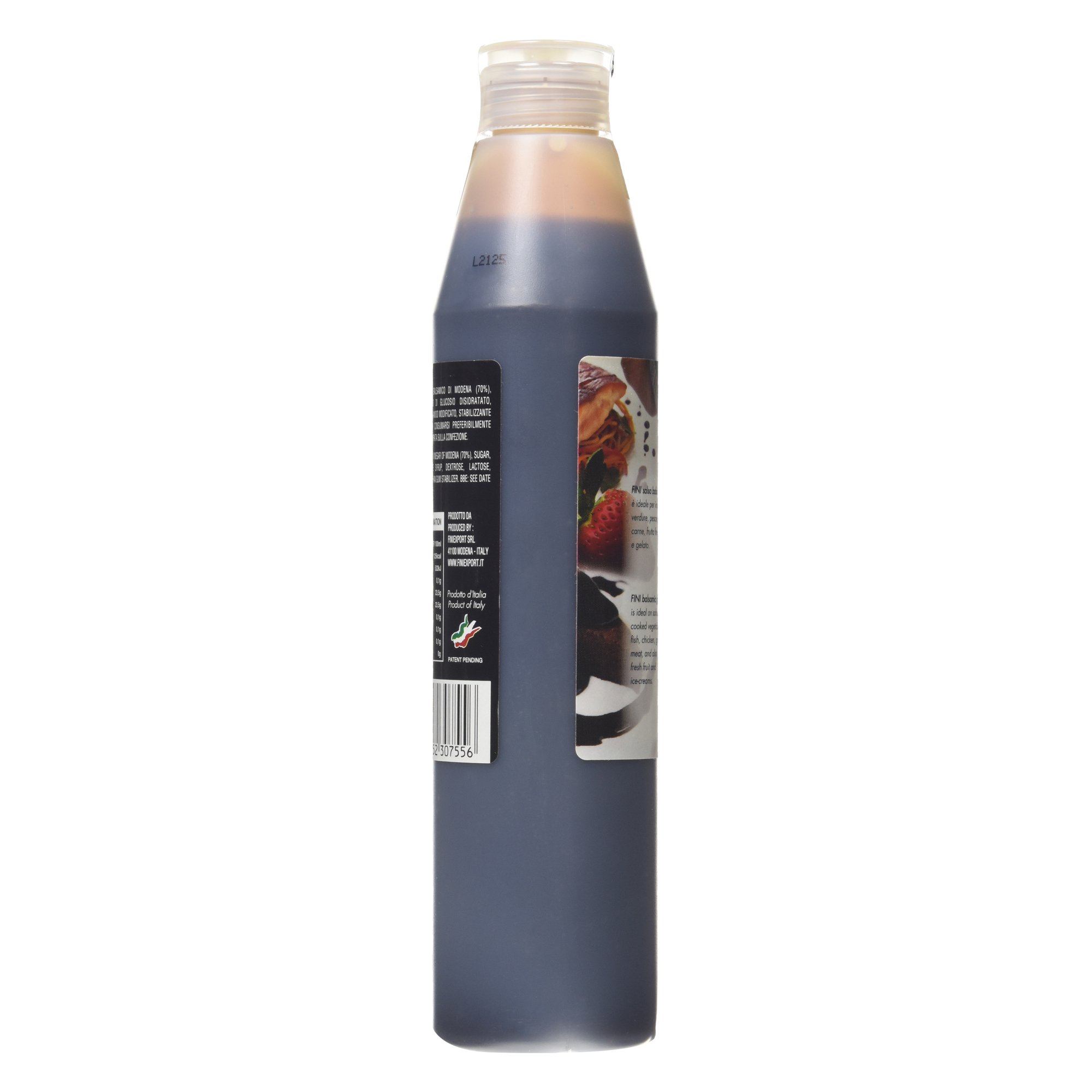 Fini - Vinagre Balsámico de Módena, Gourmet, Salsa Cremosa, Ensaladas y Vegetales, Sin Gluten, 380ml