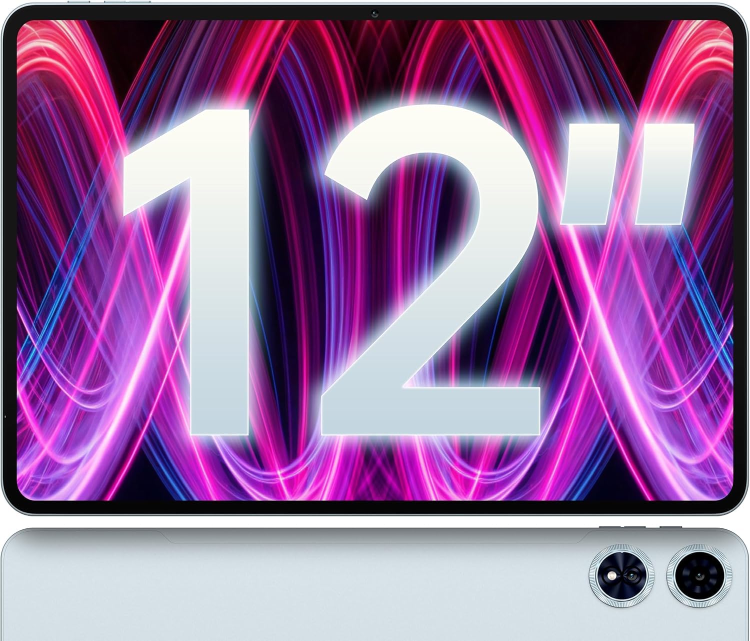 TECLASTT60 Plus Tablet 12 Inch Android 14,16(6+10) GB RAM 128GB ROM(TF 1TB), Octa-Core 2.0GHz, 4GLTE+5G WiFi, 2K FHD 2000x1200, Dual SIM, 4 Speaker/BT5.2/Camera 8+13MP/Type-C/GPS/8000mAh/Metal