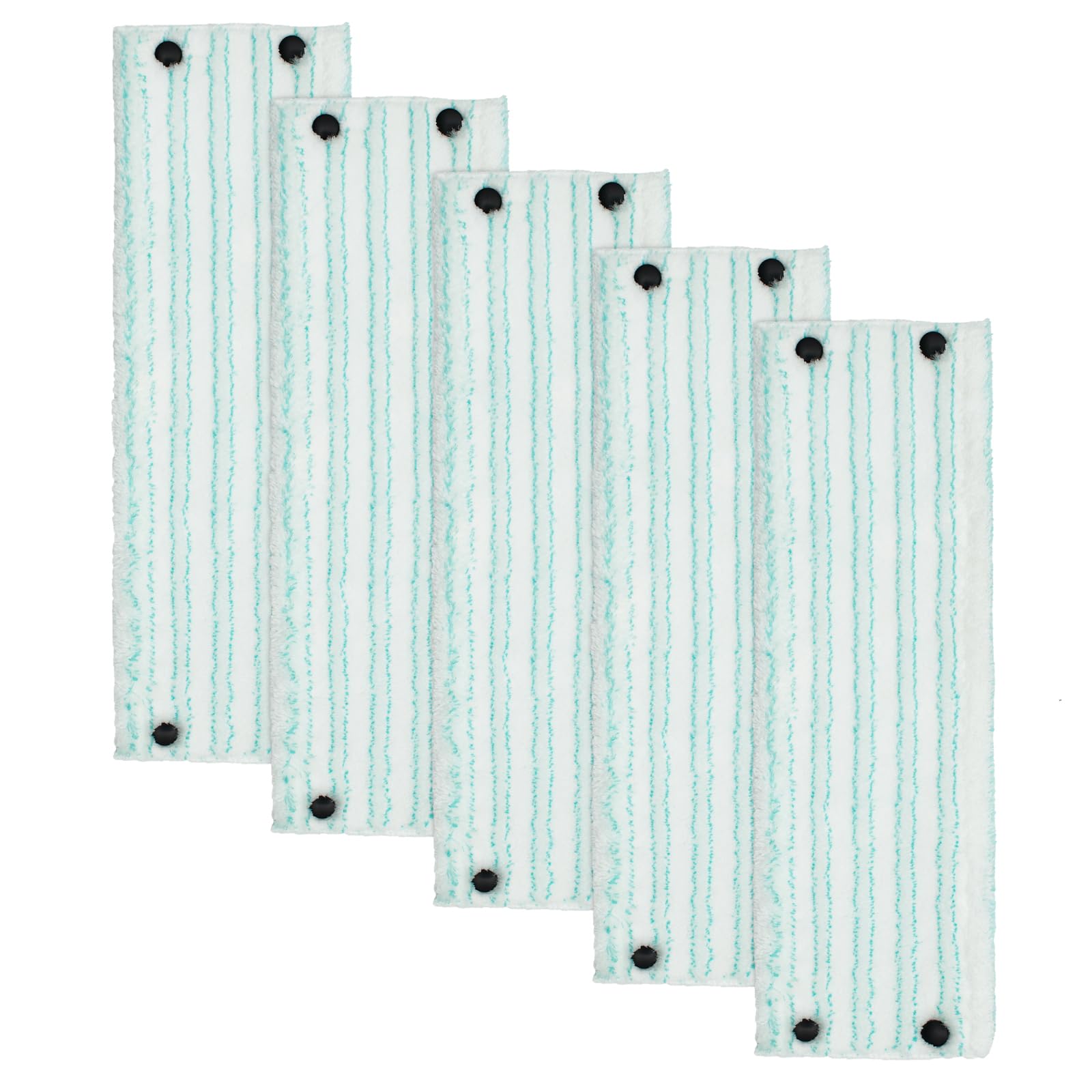 Wischmopp Bezug für Leifheit Combi/Clean Twist M Micro Duo Bodenwischer Ersatzbezug Wischbezug Ersatz Mikrofaser Mopptuchbezug 5 Stück