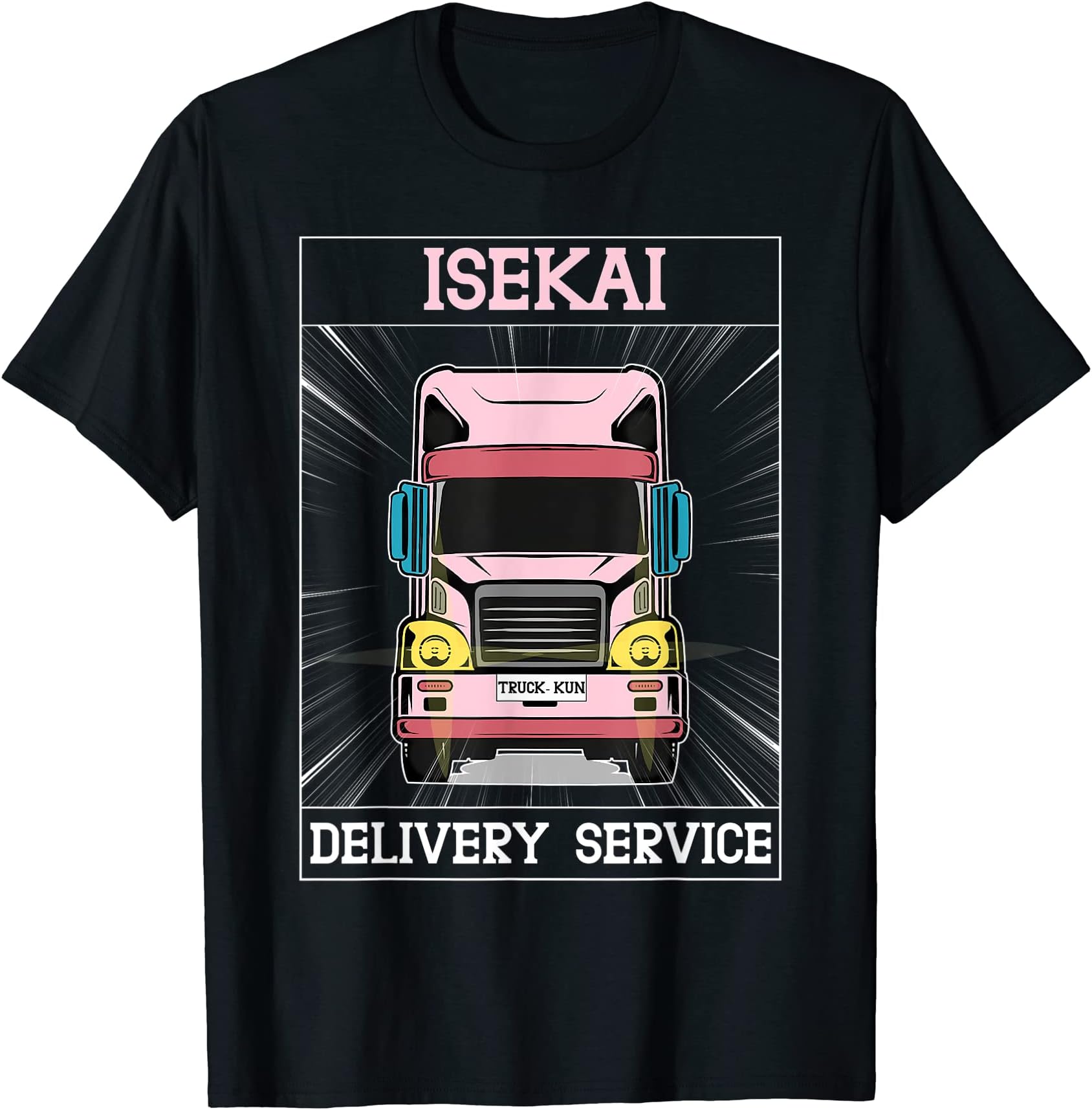 Truck-kun Isekai Delivery Service sekai Express Truck-kun T-ShirtOEKO-TEX STANDARD 100