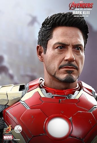 Miniatura 5 de Hot Toys Avengers Age of Ultron Figura coleccionable a escala 14 Iron Man Mark XLIII