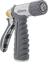 Vista 11 de Solterra: boquilla de manguera de jardín ajustable con 8 patrones, ajustable, Gris