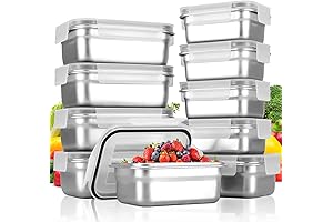 Premium Stainless Steel Tupperware Sets with Tight-Fitting Lids: Your Meal Prep Essential