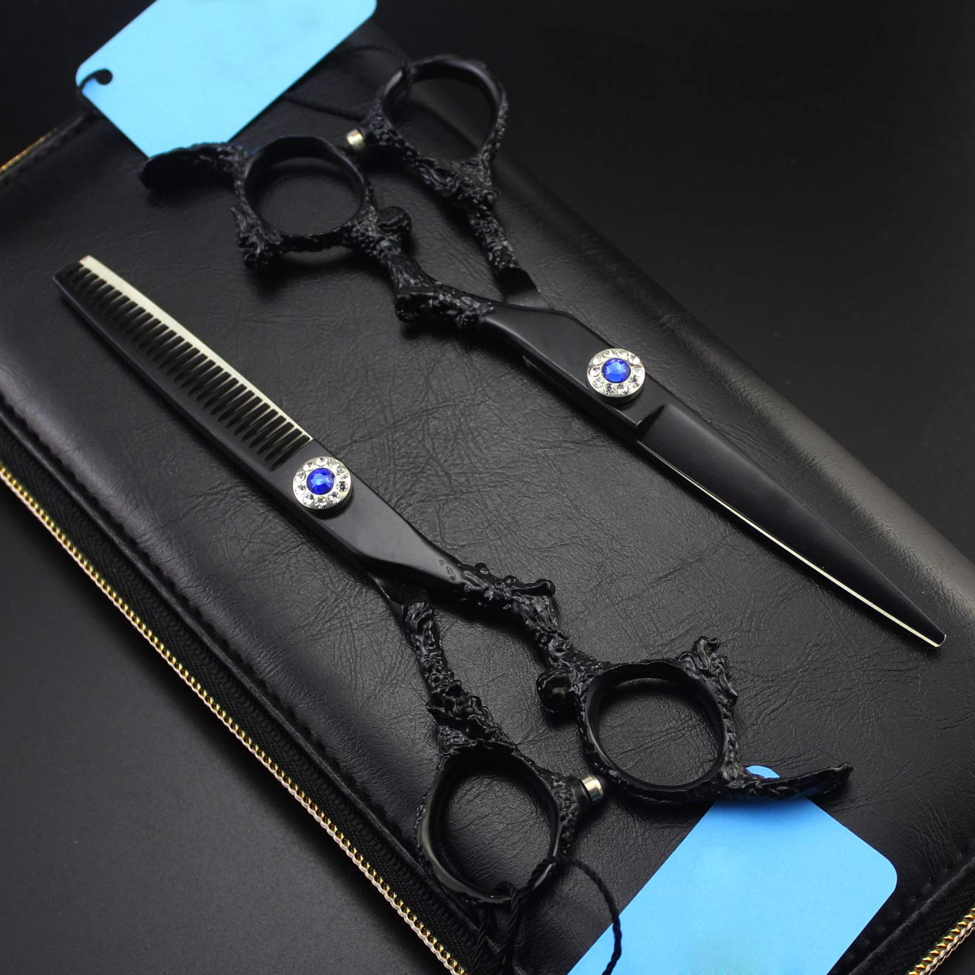 Parrucchiere Forbici Set, Acciaio Inossidabile Sharp Diradamento Dei Capelli Cesoie Professionali Del Barbiere Cesoie Kit Per Gli Uomini Donne Pet Salon O Uso
