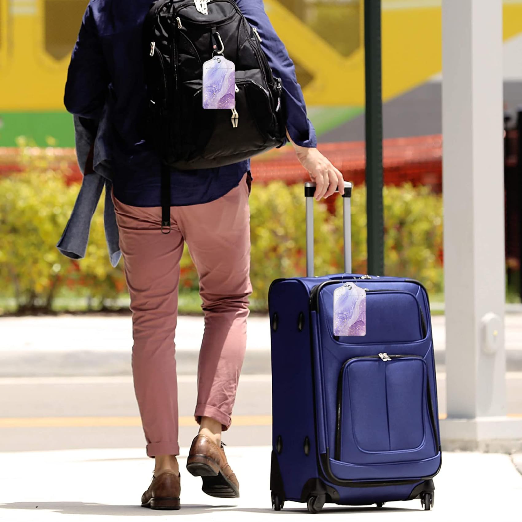 Niedlicher Krankenschwester-Gepäckanhänger | Personalisierbarer Kofferanhänger Mit Privatsphäre-Schutz