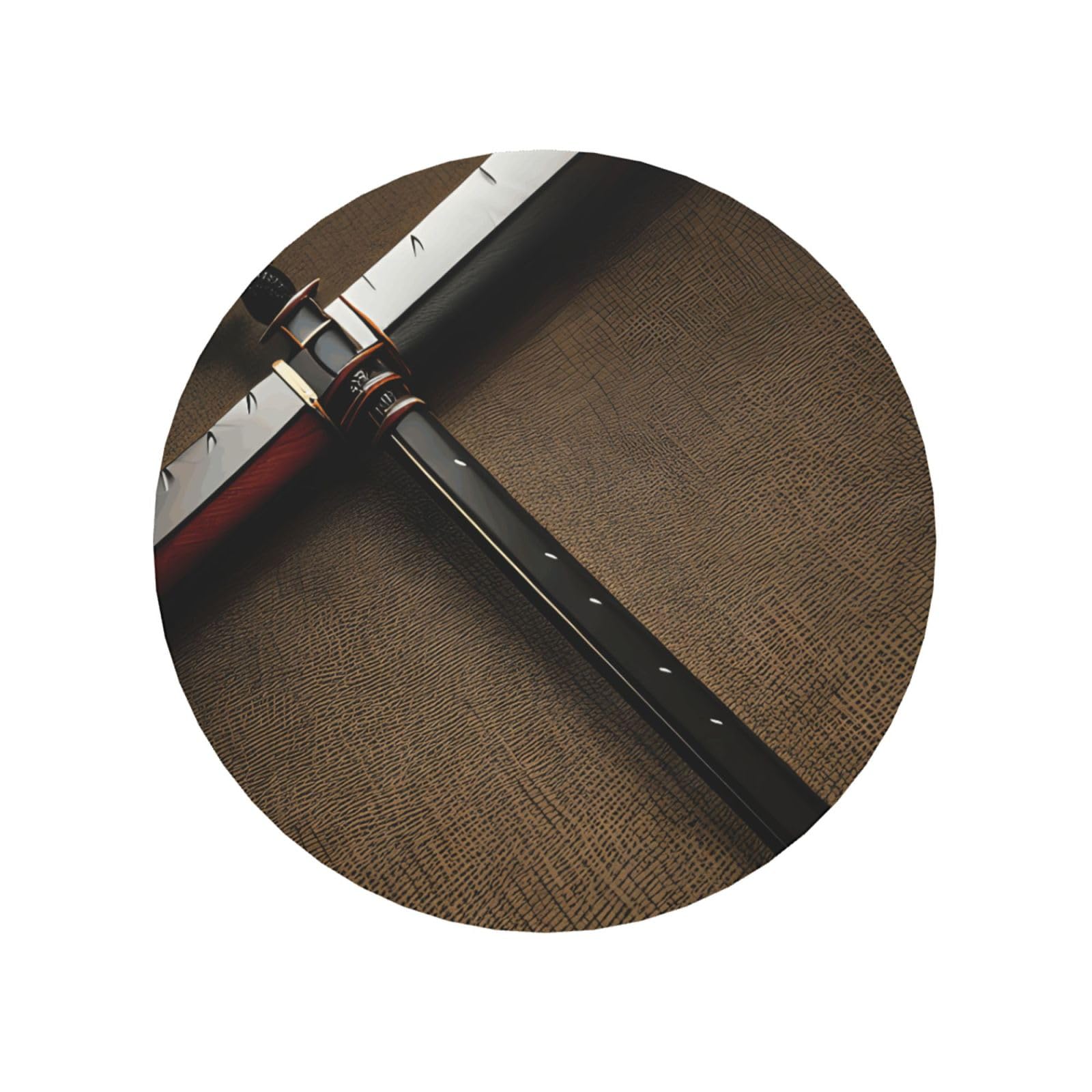 Japanese Samurai Sword Print Refrigerator Magnet,Magnets For Refrigerator Decoration, Kitchen, Office, Wall