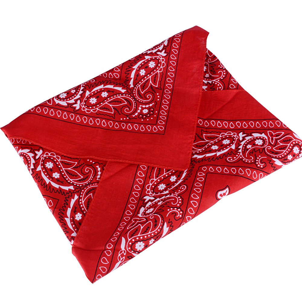 Bandane 100% Cotone Paisley - Confezione Da 3/6/12 Pezzi, Fazzoletti 55x55cm Per Testa, Collo E Accessori - Foto 9