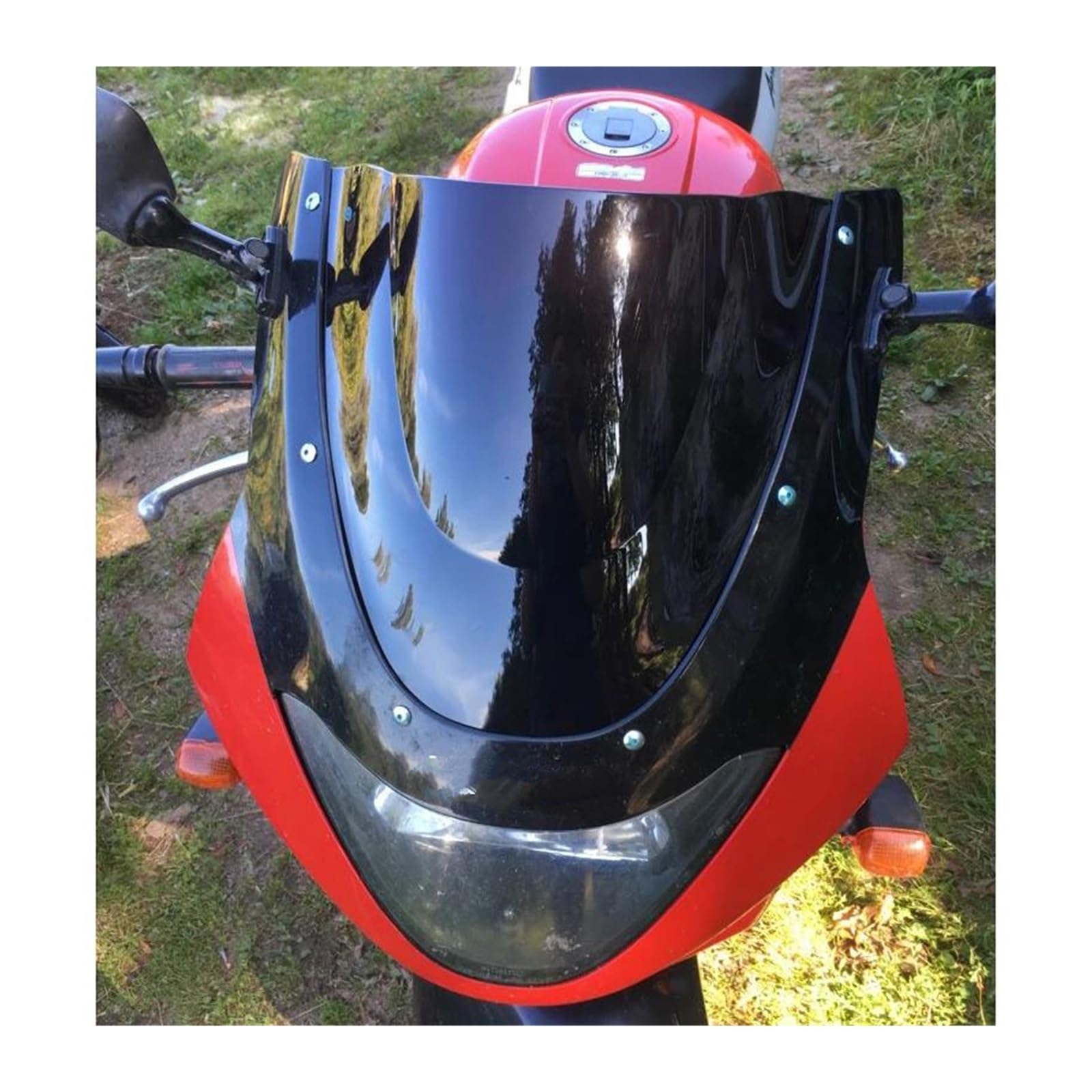 Do Yamahy YZF600R YZF R RH RN 1999-2004 2005 Szyba Przednia Thundercat Deflektory Szyby Przedniej Przedłużenie szyby motocykla(Iridium B)