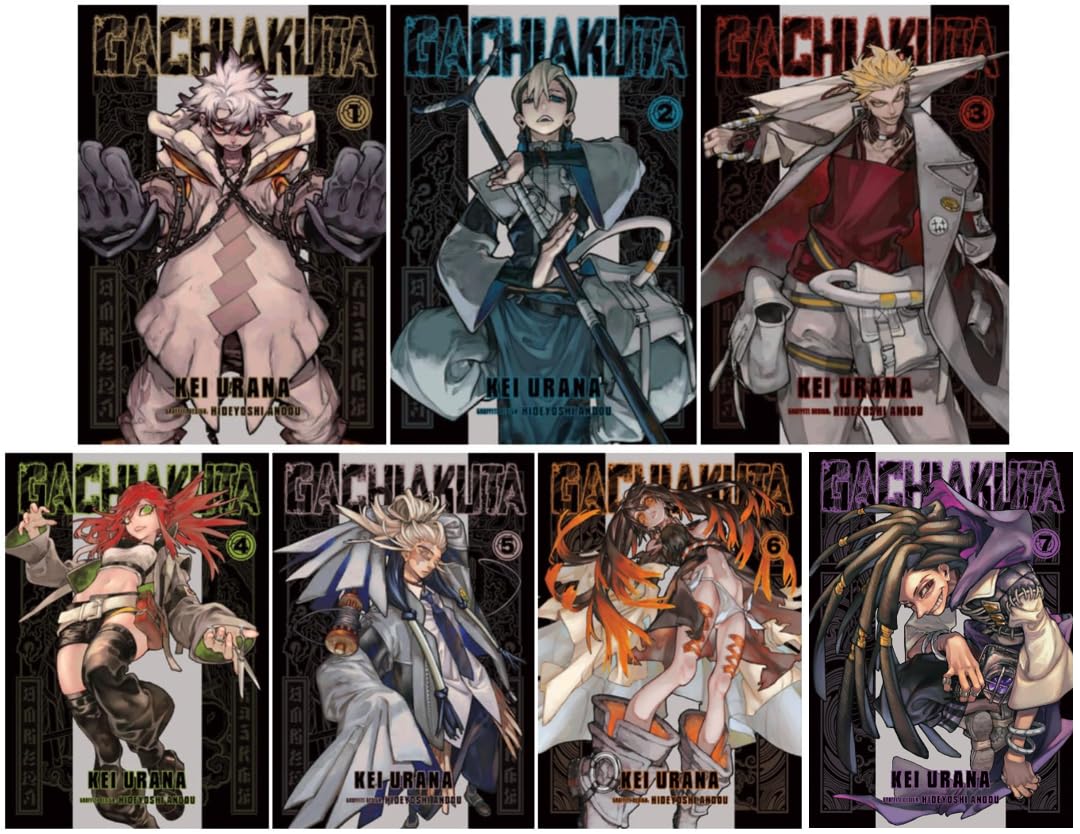 Gachiakuta Manga Series, Complete Set Volumes 1-7, English First Print Edition