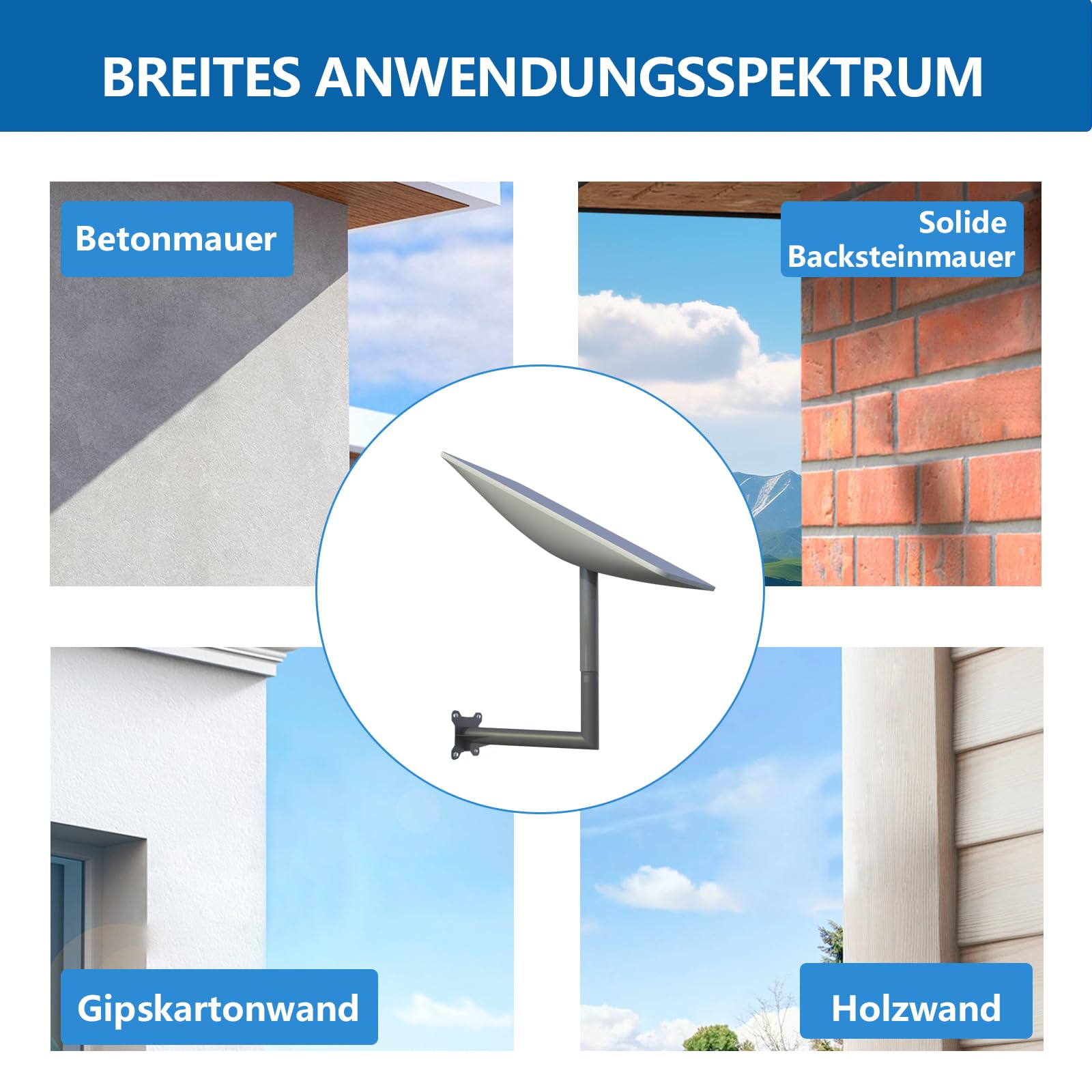 SUPPORT MURAL POUR support d'avant-toit Starlink V2, installation facile et EUR 15,52 - PicClick FR SUPPORT MURAL POUR support d'avant-toit Starlink V2, installation facile et EUR 15,52 - PicClick FR