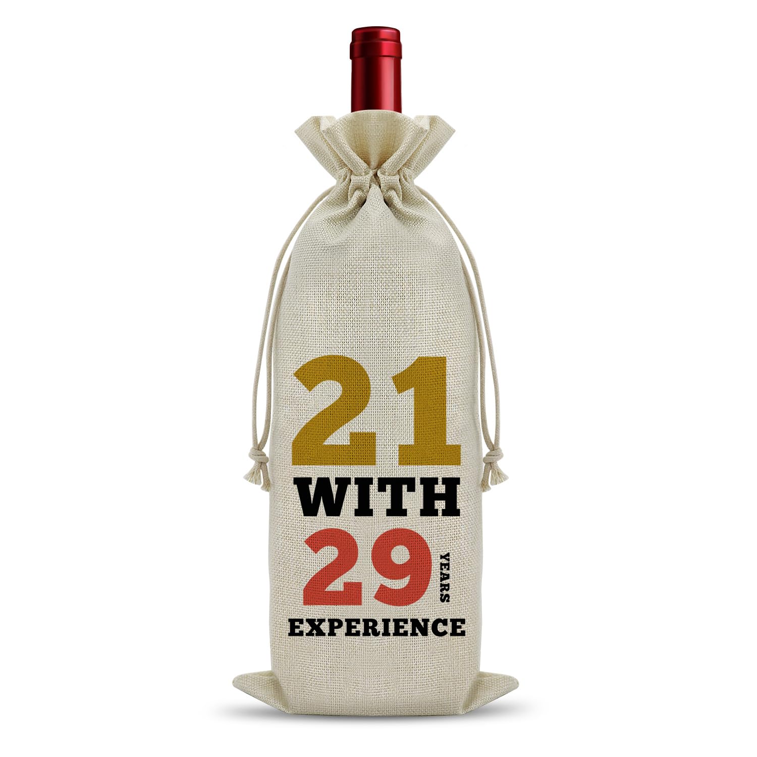 50th Birthday Presents for Him Her Wine Bag Gift 50 Years Old Birthday Gifts for Mum Dad Wine Accessories Gifts for Wine Lovers Funny Turning 50 Gifts for Colleague Friends Wife Husband