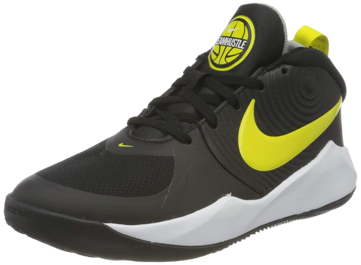 DELUXE TEAM ID US 9.5 ブラック Amazon.com | Nike Kids Team Hustle D 9 (GS) Basketball Shoe
