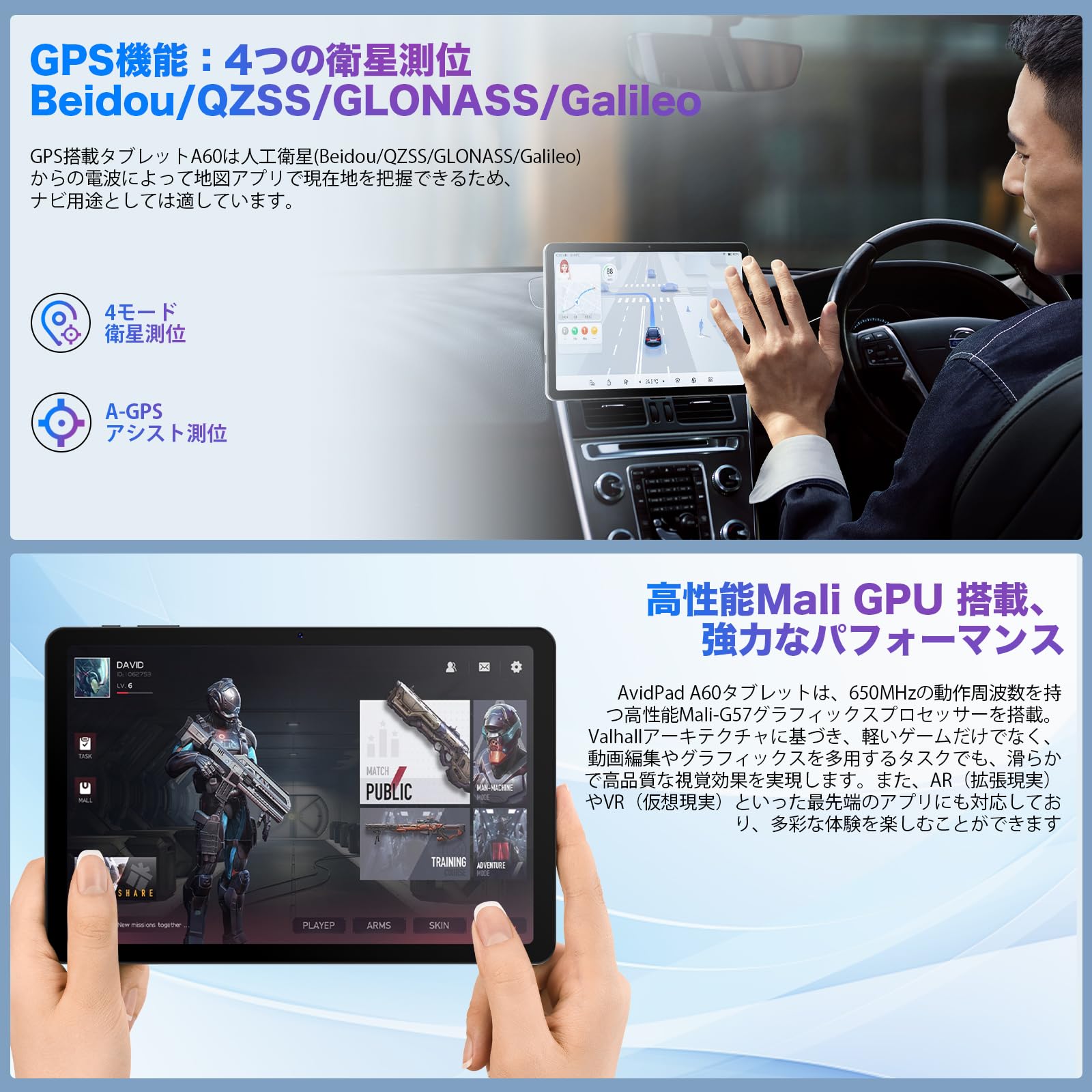 Amazon.co.jp: 【アンドロイドタブレット10インチwi-fiモデル】AvidPad