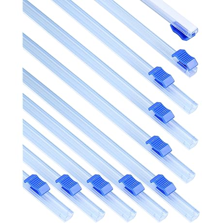 QWORK Slide Cutter for Plastic Wrap and Parchment Paper [10 PCS]