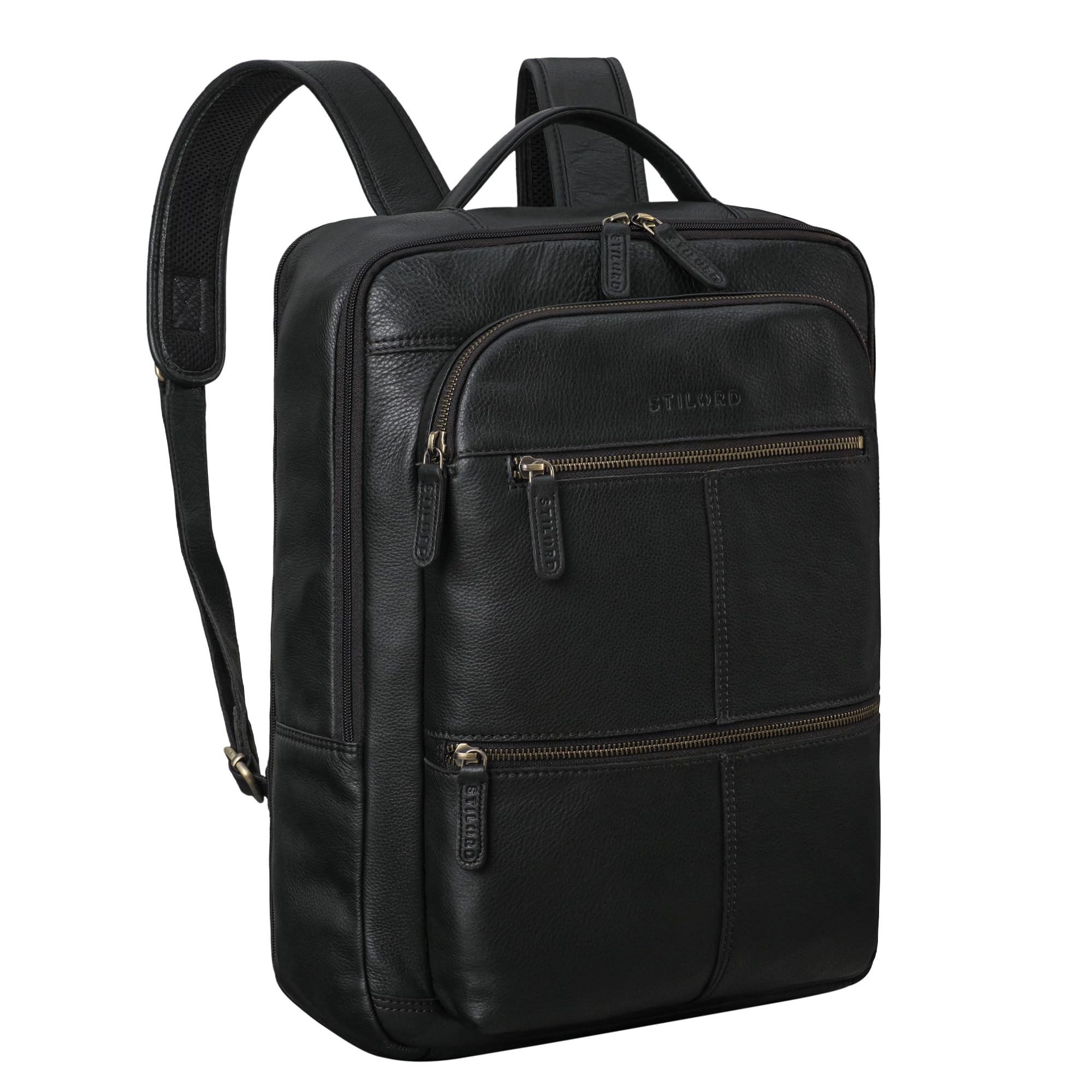 sacchetto da laptop coryo in pelle vera grande elegante