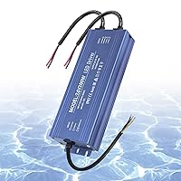 Vista 11 de Controlador LED de 12 V 200 W impermeable IP67, transformador LED ultra delgado de 110 V CA a 12 V CC 16.6 A 200 vatios silencioso convertidor