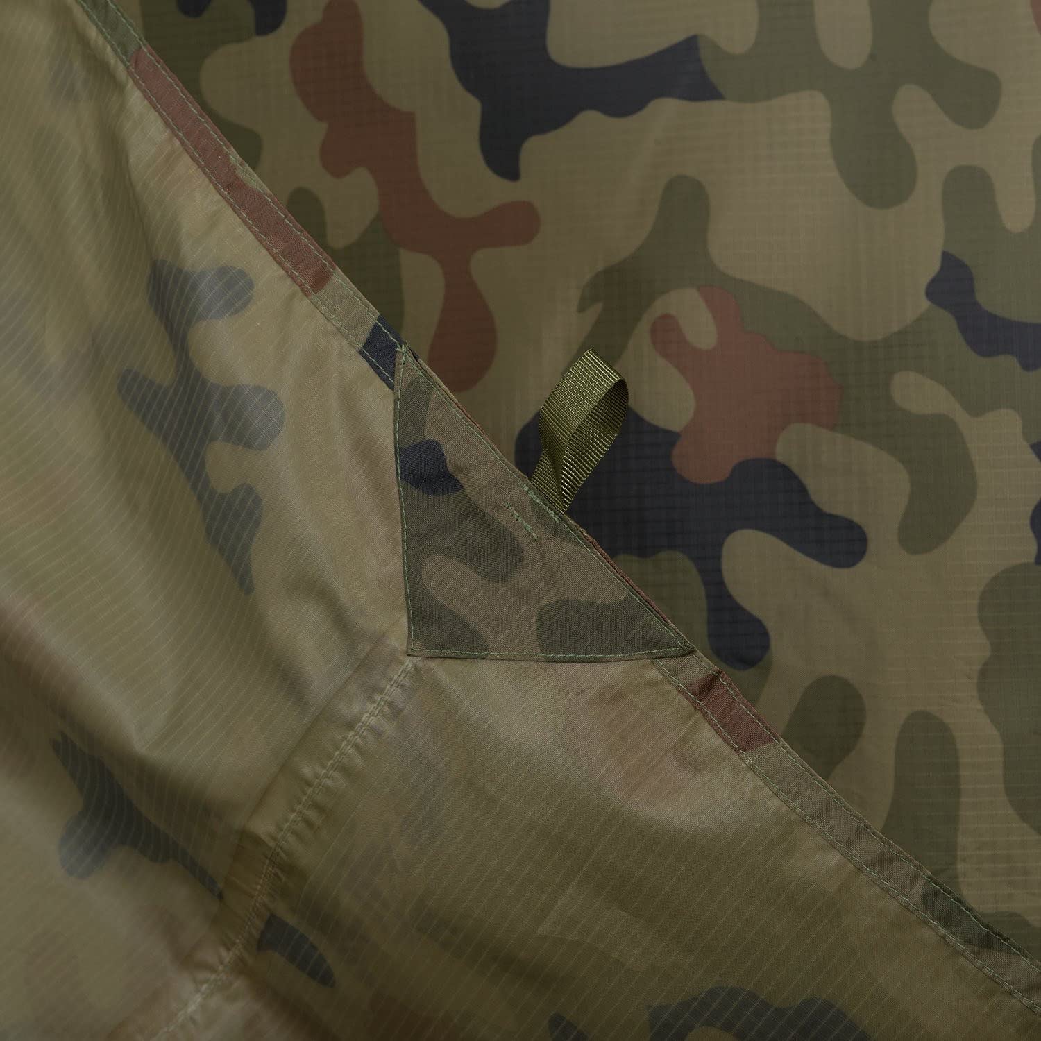 Helikon-Tex SuperTarp Small - Polyester Ripstop Tarp/Plane - Shadow Grey - Outdoor Bushcraft Jagt Survival