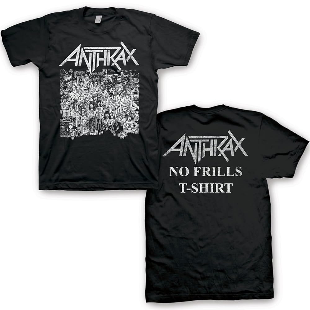 80’s Unoffcial? ANTHRAX T シャツ Vintage anthrax t shirt among the living world phase 1 black