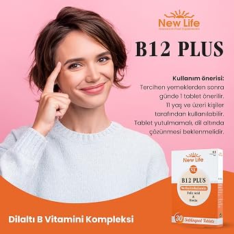 New Life B12 Plus Methylcobalamin 30 Tablets