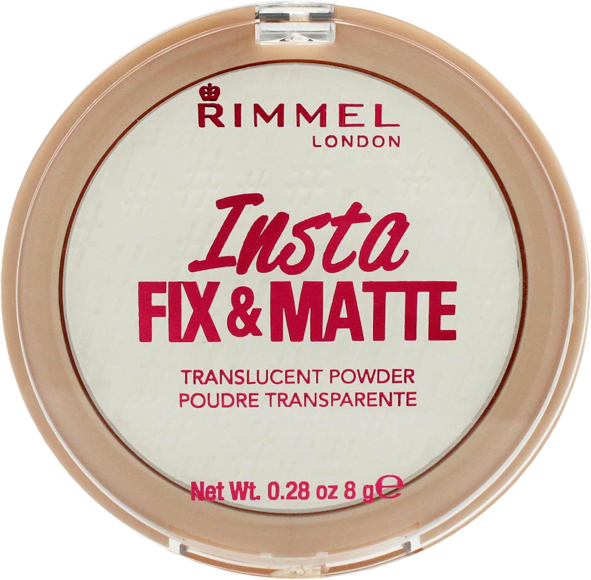 Rimmel Insta Fix & Matte Setting Powder, Translucent, 0.28 Ounce