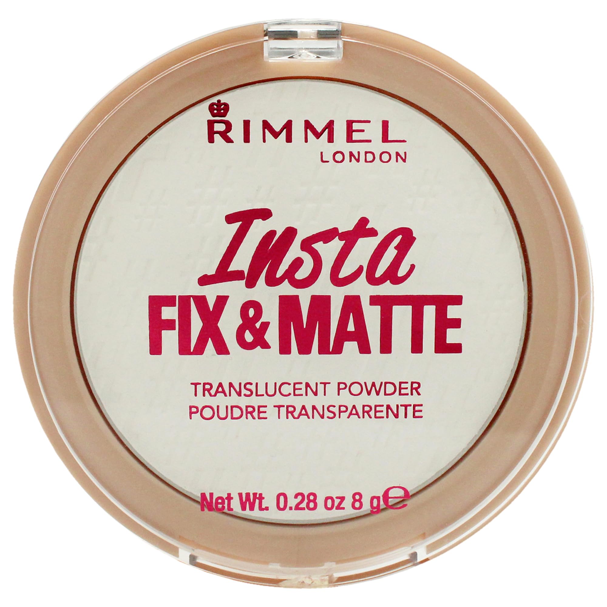 Rimmel Insta Fix & Matte Setting Powder, Translucent, 0.28 Ounce