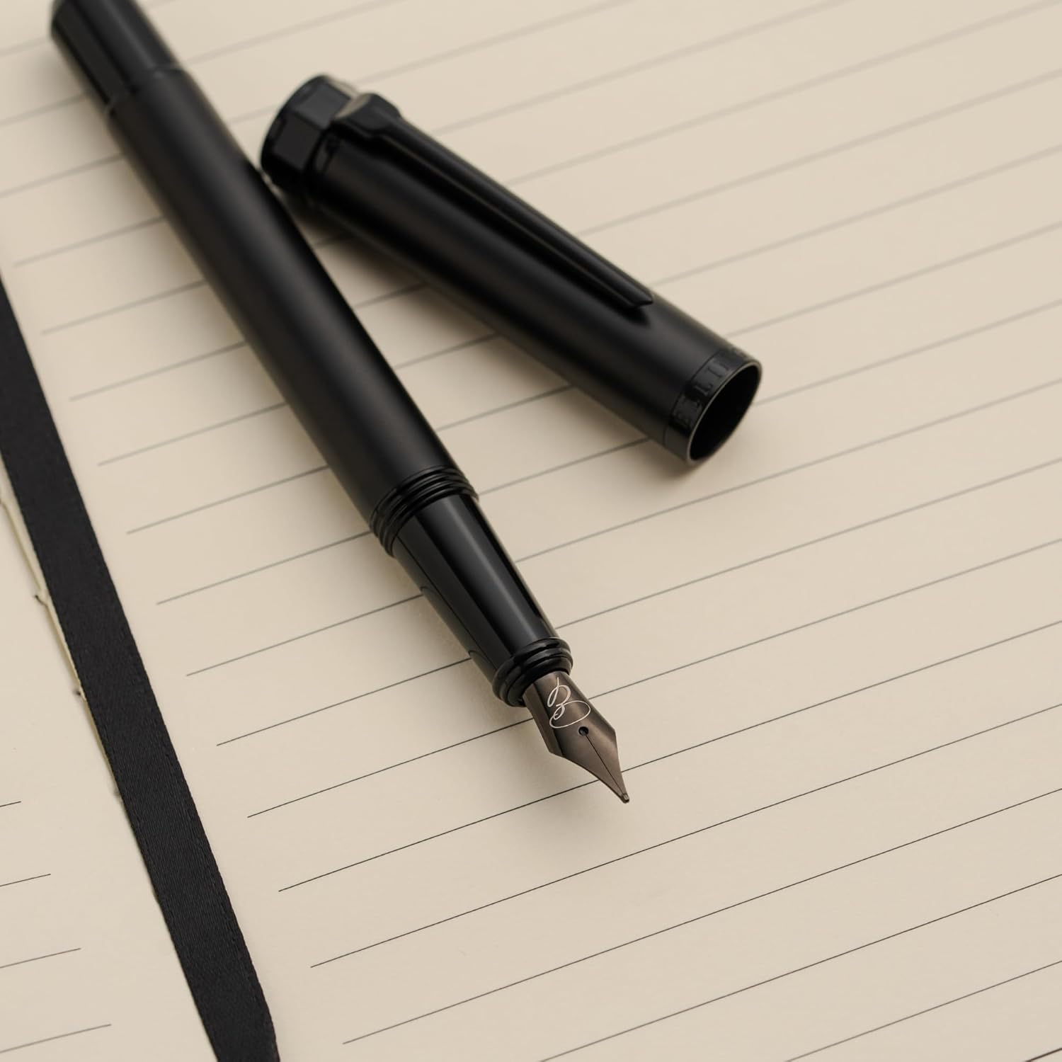 Ellington Pens Pocket Size Fountain Pen Medium Nib – 12cm Compact Luxury Mini Pen, Ink Converter, 3 Cartridges – Sleek Finish, Ideal for Travel, Journaling & Gifting
