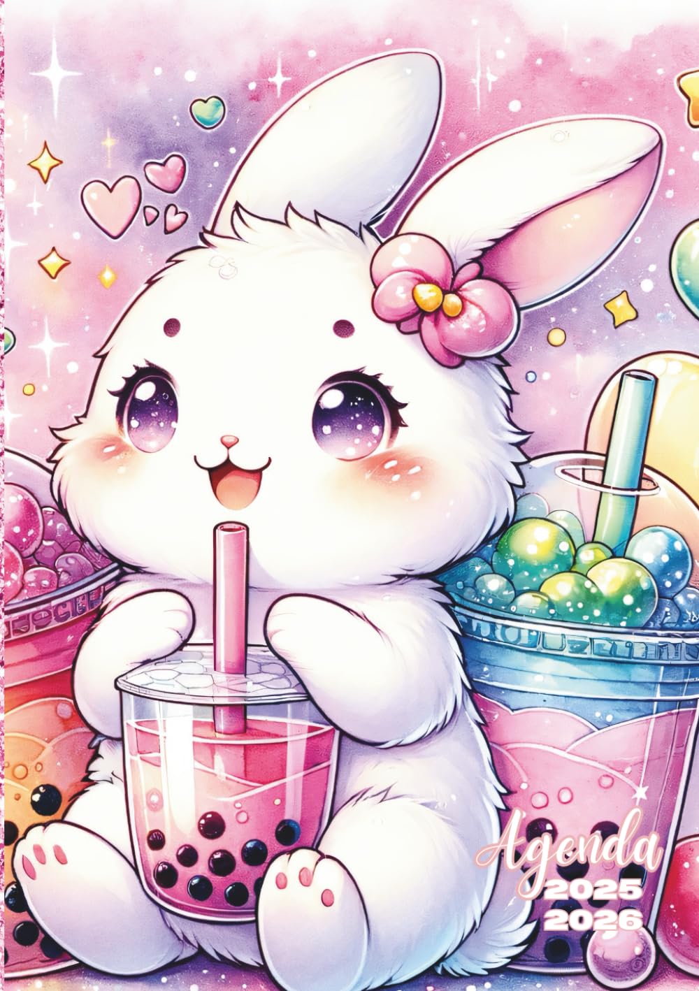 Agenda Scolaire Kawaii Chien Chiot Journalier - Format 12x17 Cm, Couverture Souple Pour Enfants CP CE1 CM1 CM2 Et Collège