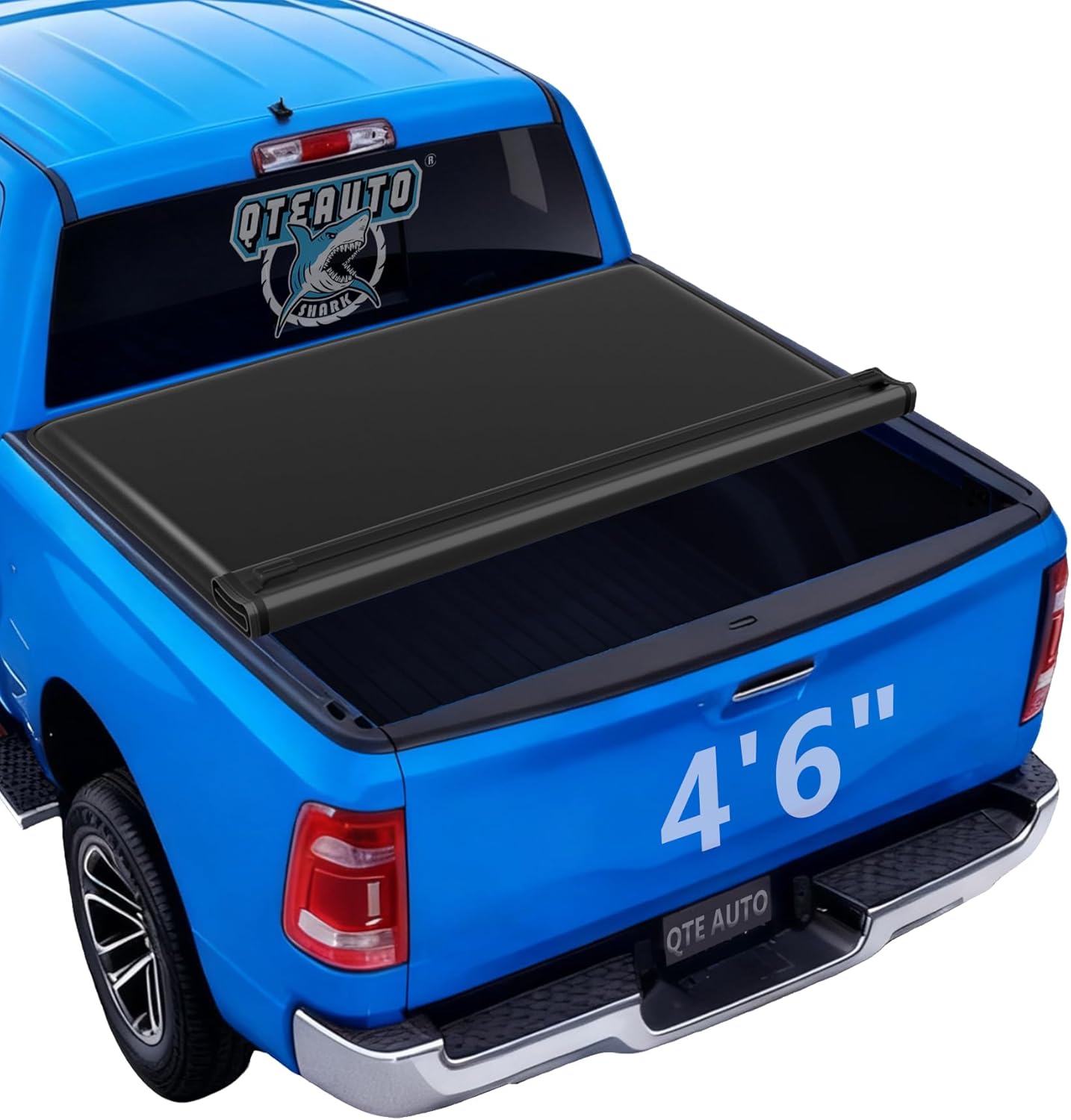 PM Auto Bed Cover for Ford Maverick 2022-2026 Soft Roll-Up Tonneau Cover 4'6" Waterproof Truck Bed Cover No-Drill Installation Heavy-Duty All-Weather Protection