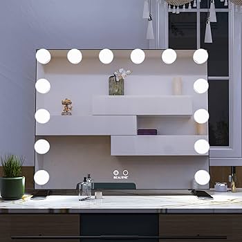 Amazon.co.jp: BEAUTME 女優ミラー 卓上ミ ラー化粧鏡 デスク