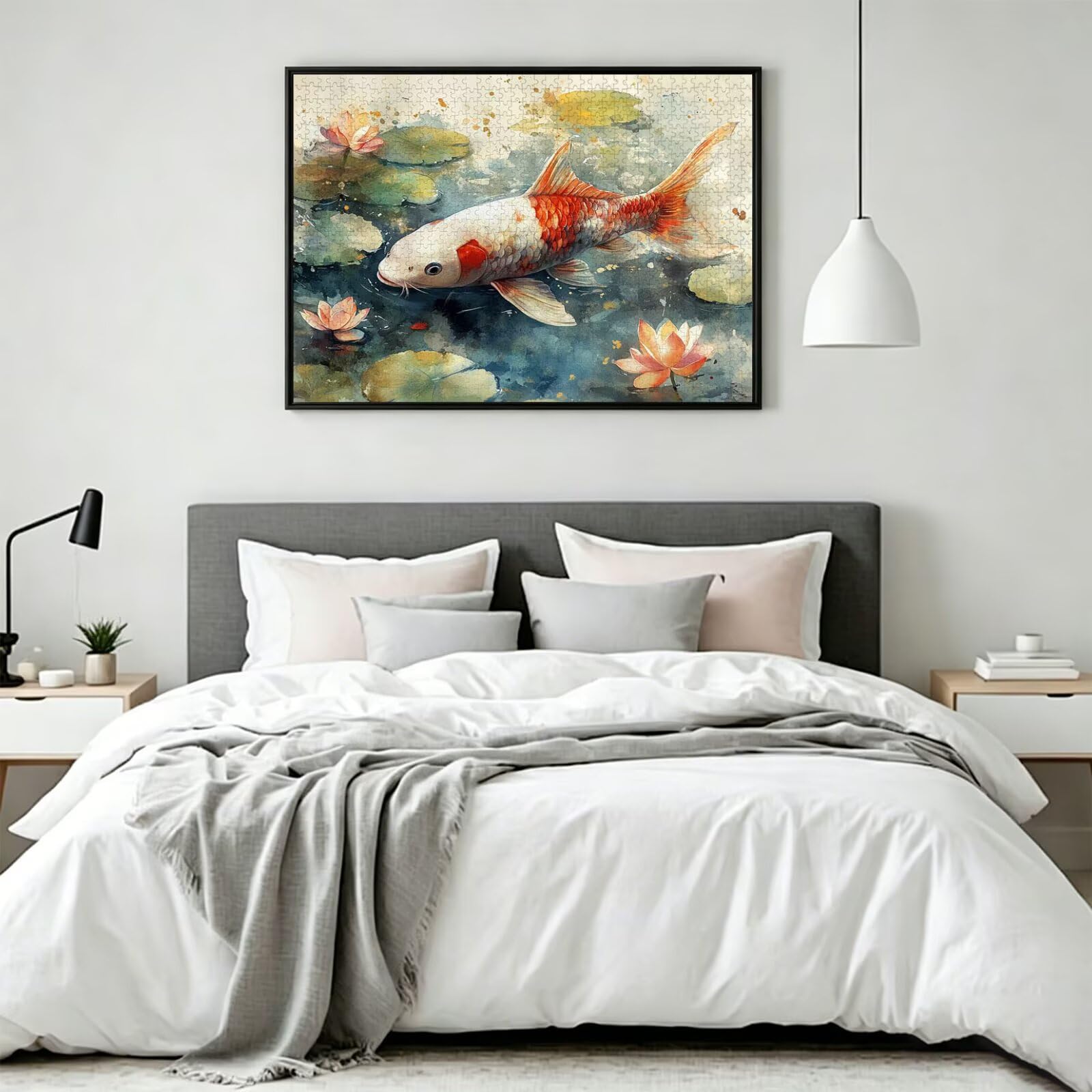 Puzzle 4000 elementów Gem wymagające klasyczne puzzle, n-346 | Rodzinne puzzle, zajęcia relaksacyjne, trudna sztuka puzzle staw, niepożądane wyzwania, prezent dla kobiet
