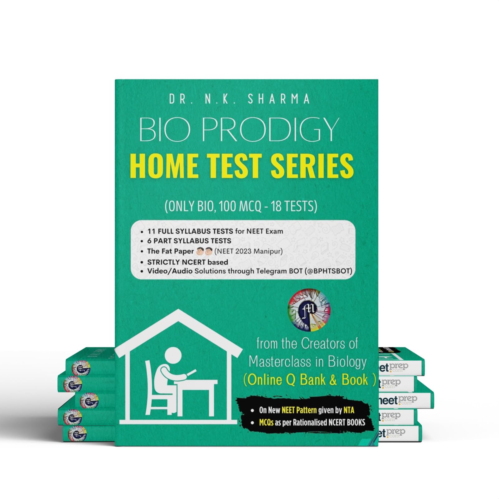 NEETprep Bio Prodigy Home Test Series by Dr. N.K. Sharma | NCERT Based 13 Full Syllabus & 6 Part Syllabus NEET Tests with Audio/Text Solutions