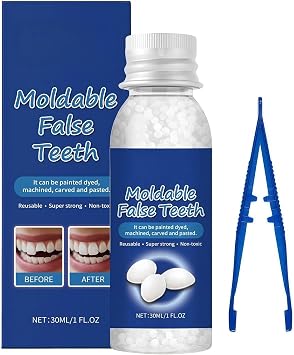 Temporary Tooth Filling Repair Kit for Broken, Chipped, or Missing Teeth, 30ml Dental Filler with False Teeth Replacement, Fast-Acting Dental Care Solution, 1PCS
