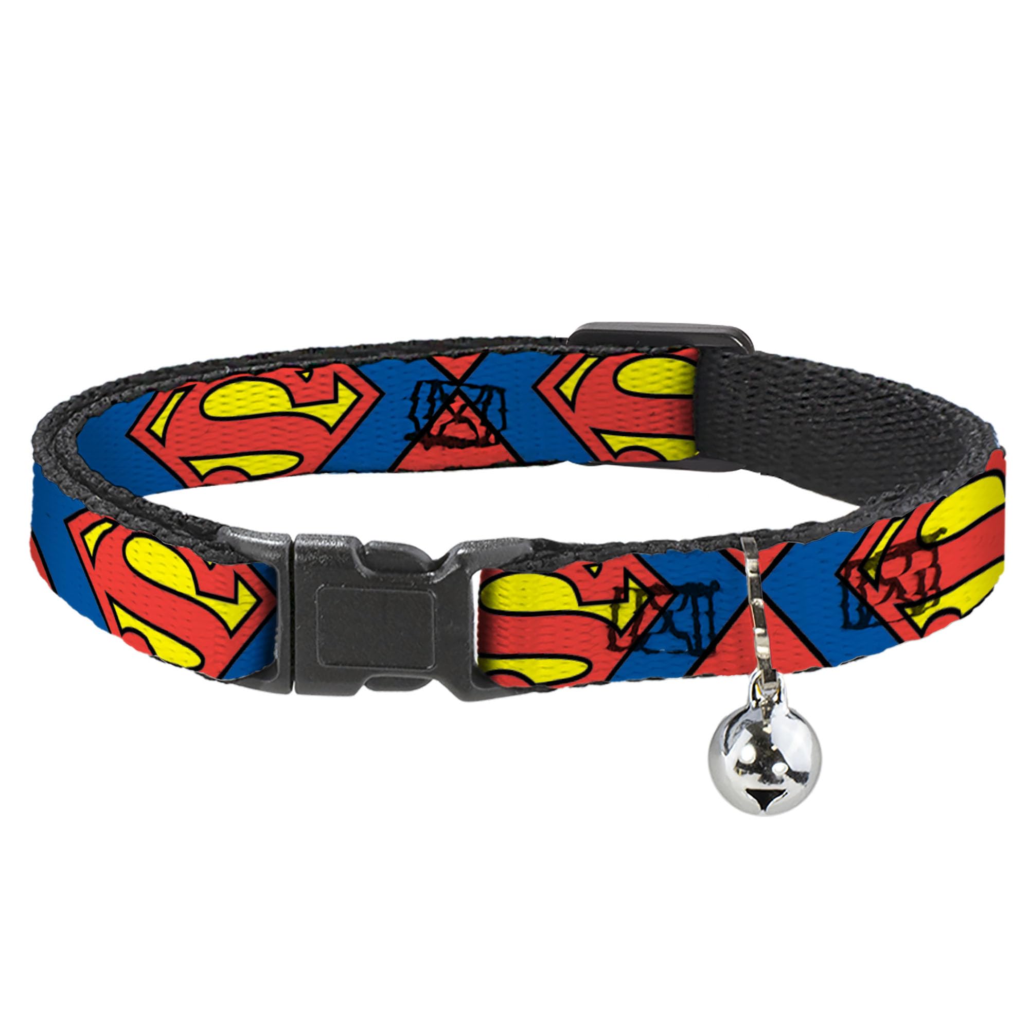 Collar para Gato ajustable que evita rozaduras con estampado de Superman
