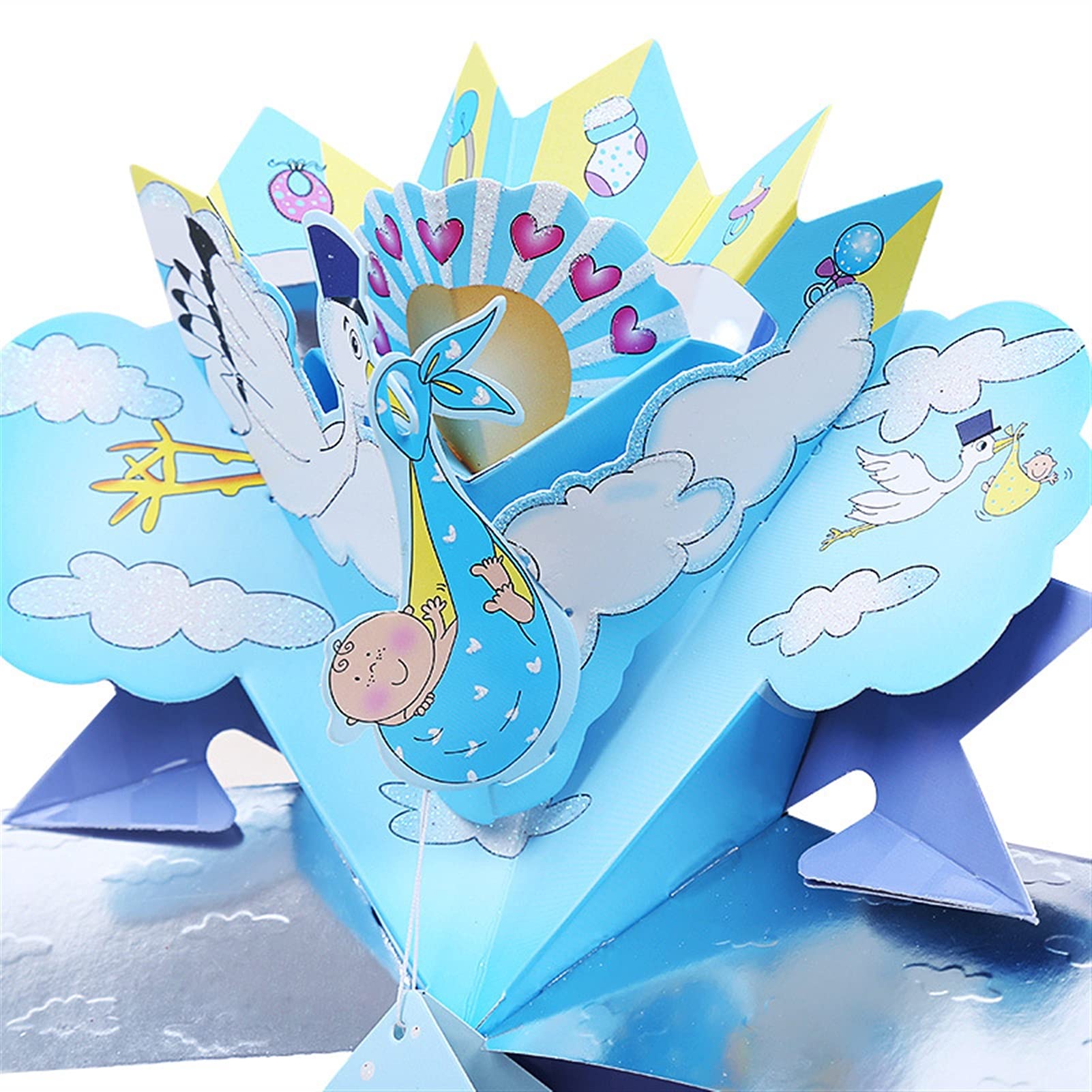 Kartki okolicznościowe festiwal błogosławieństwo 3D ręcznie wykonane zaproszenie kartki okolicznościowe baby shower w pełni księżyc urodziny przyjęcie prezent powrót 10 szt. kart podarunkowych