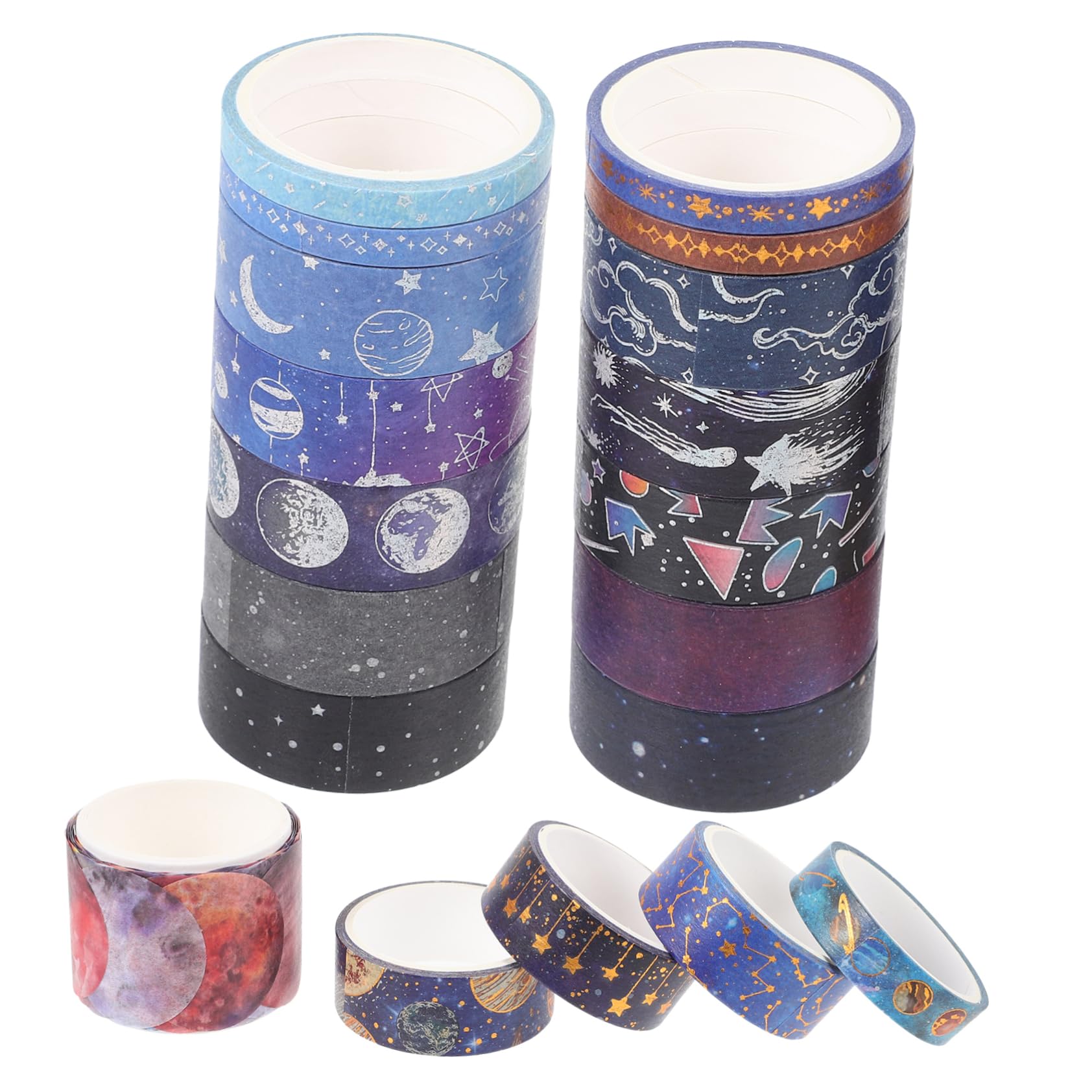 DOITOOL 4 Sätze Washi Tape Diy Scrapbooking Klebeband Mit Einzigartigem Design Für Bastelprojekte Notizbücher Kalender Und 19 Rollen * 4