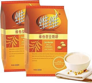 Chinese Soymilk Powder, Traditional Breakfast, Soy Flavor, For Young And Old 11.2 Oz (1 Bag)
