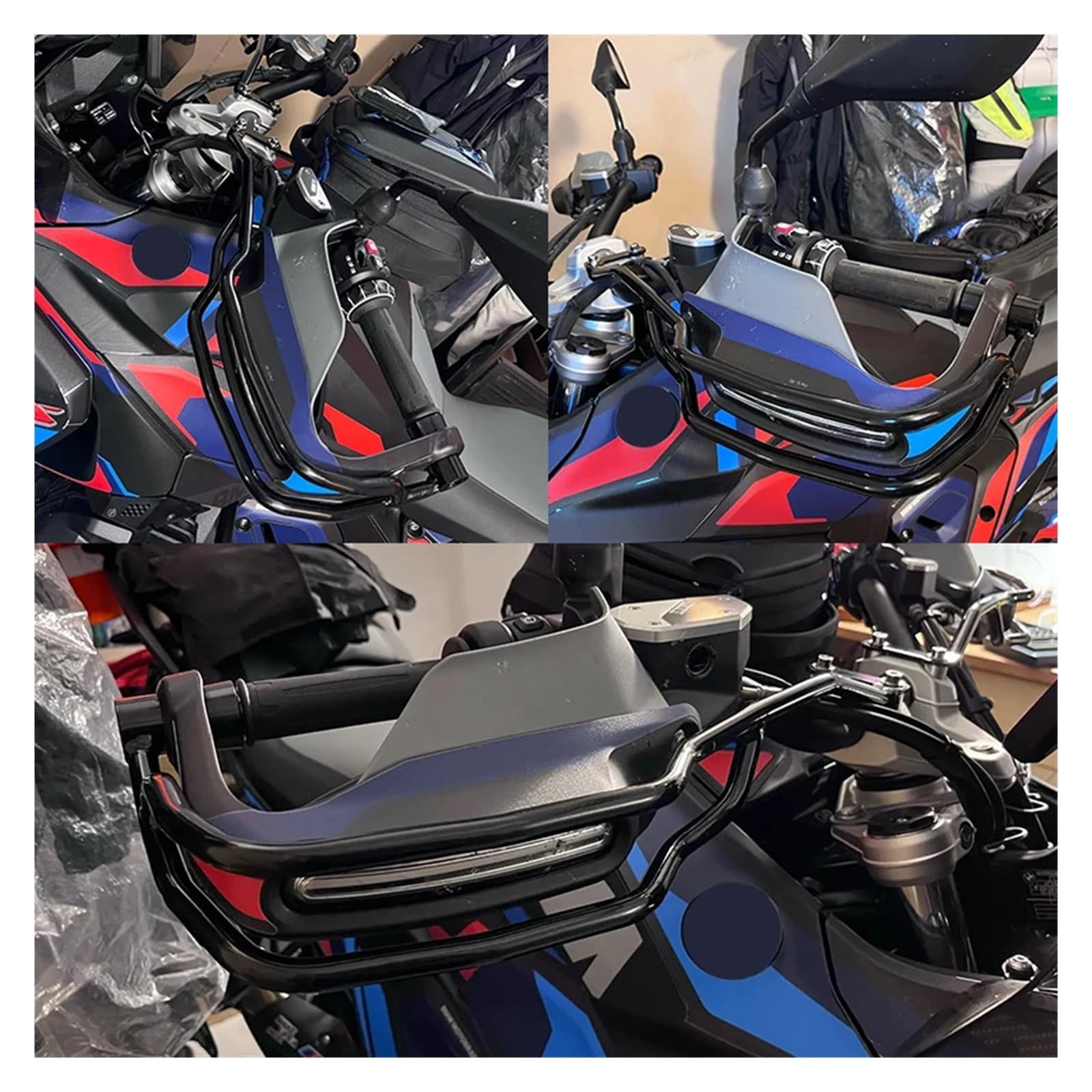 Protectores de mano for motocicleta, Protector de palanca de embrague y freno, protector de mano, 2024 | Compatible con BMW R1300GS R 1300 GS 1300GS ADV Adventure 2023(WHITE)