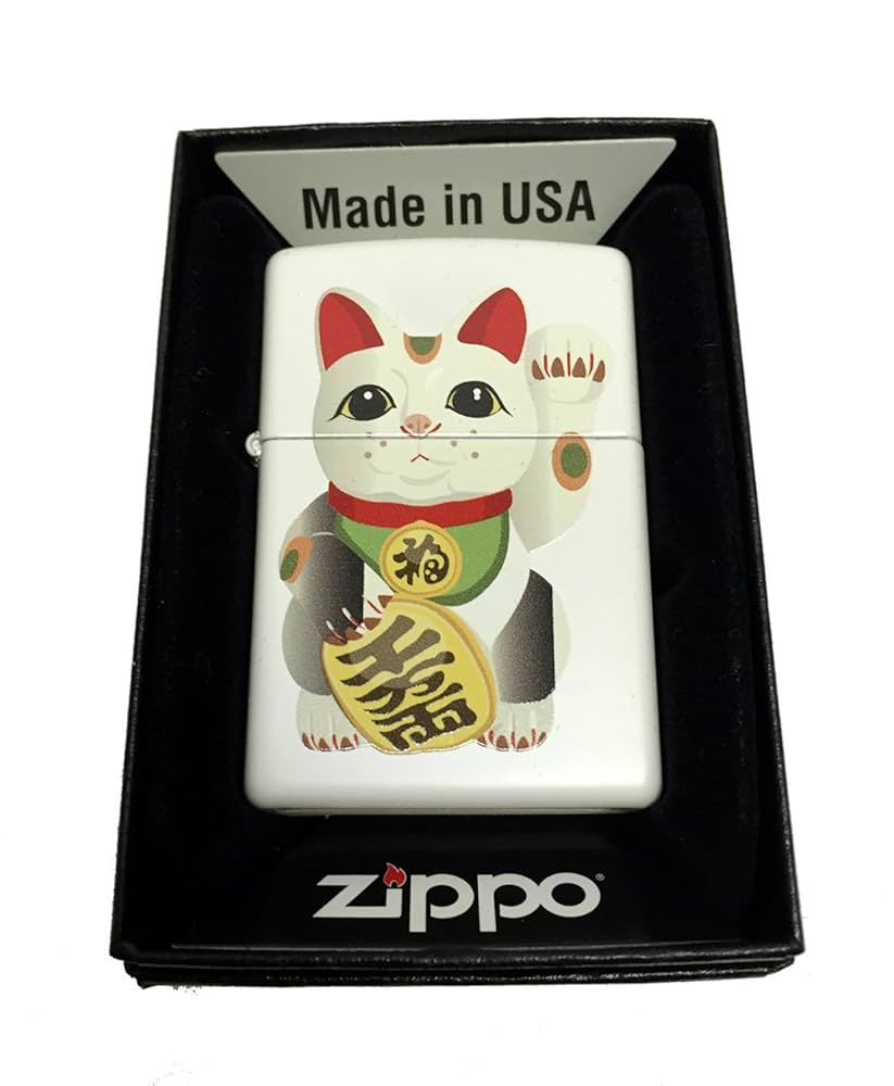 Amazon.com: Zippo Custom Lighter - Lucky Japanese Maneki
