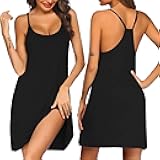 Ekouaer Women's Racerback Sleeveless Nightgown