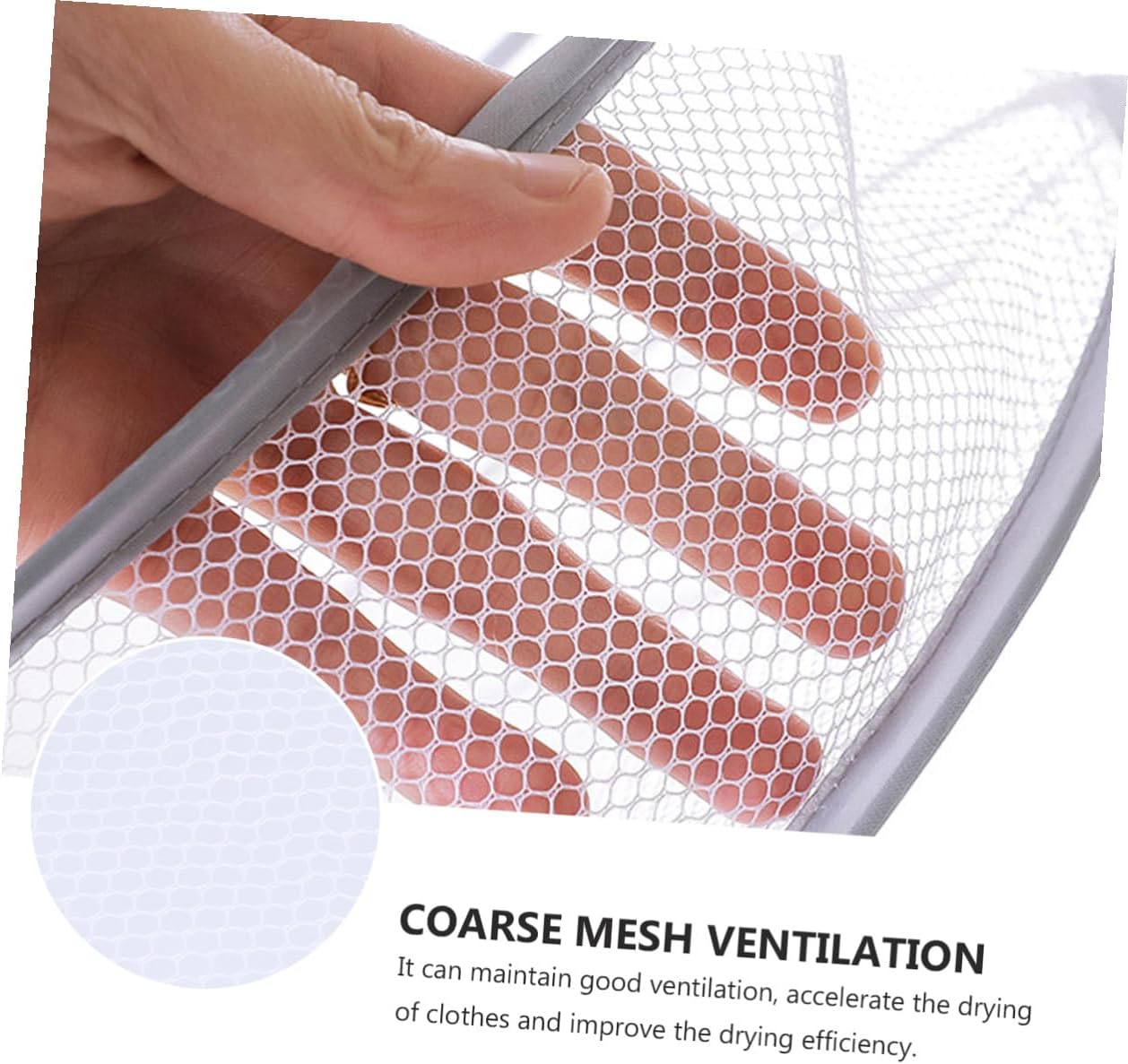 3pcs Clothes Drying Basket Hanging Rack for Sweaters and Socks, Square Single to Triple Layer Mesh Storage Hanger for Home Laundry and Balcony Use
