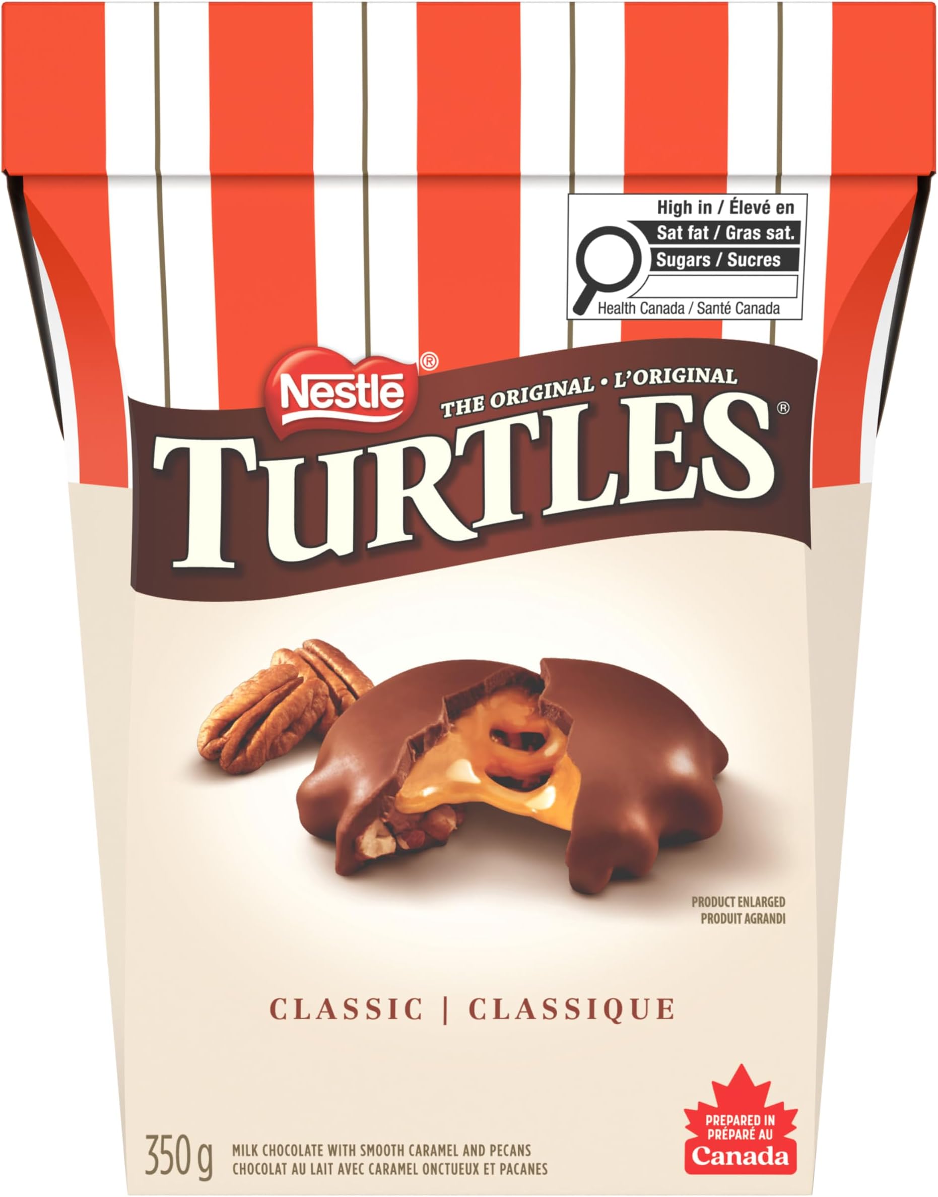 Nestle the Original Turtles 100% Pecan 350g/12.34oz Box {Imported from Canada}