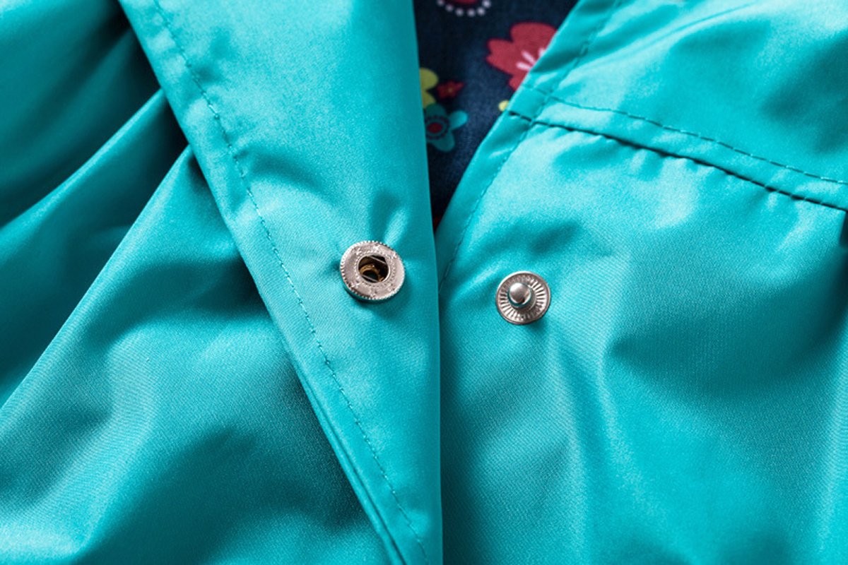 LZH Tuta impermeabile per neonate Tuta impermeabile con cappuccio Giacca e pantaloni Outwear