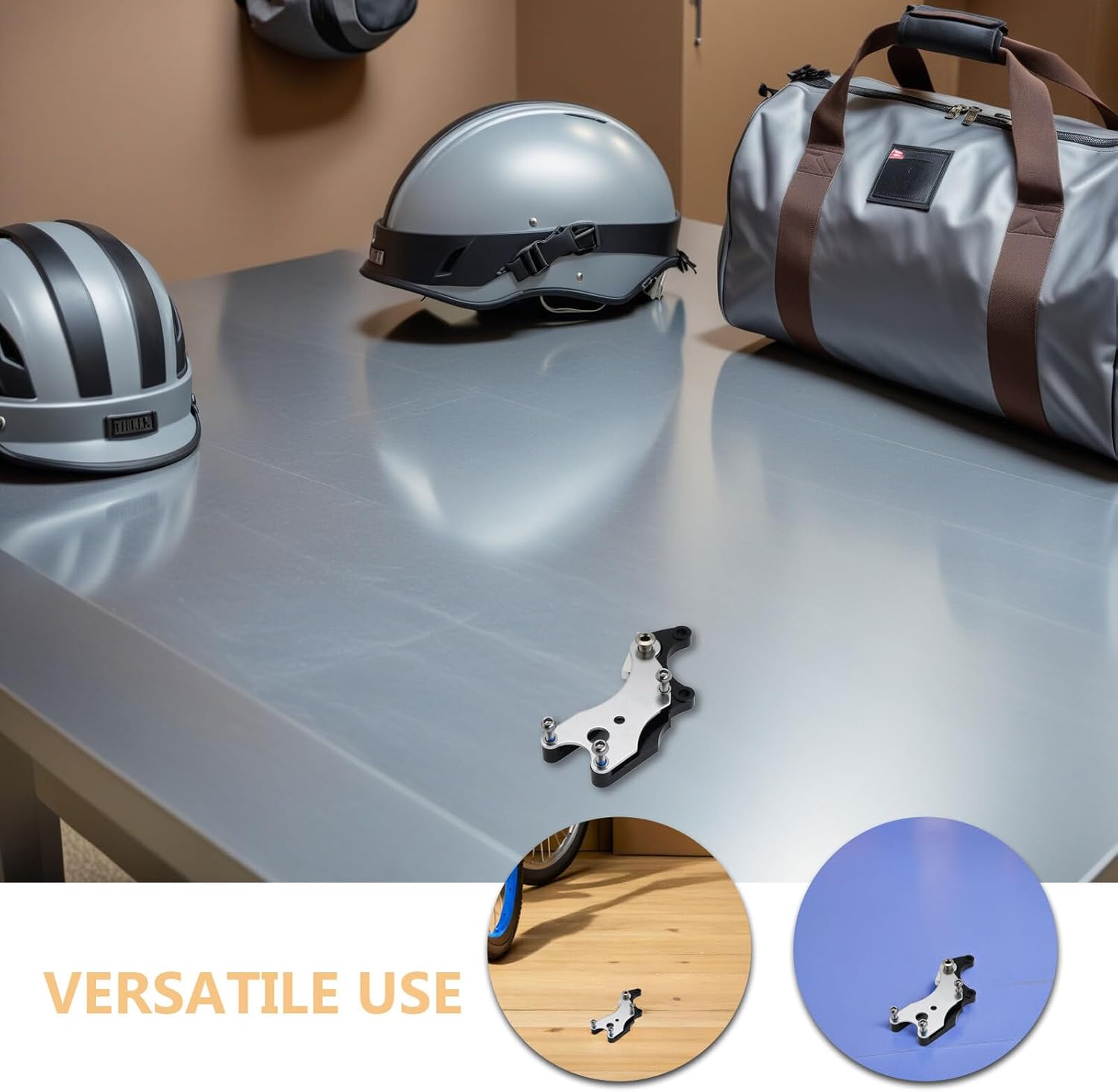 Sosoport 2pcs Alloy Brake Seat Adapter Disc Brake Converter Kit Aluminum Bicycle Road Bike Disc Mount Adapter for Cycling System Conversion