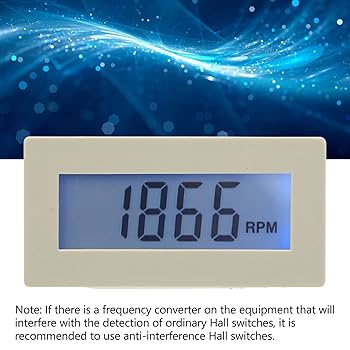 Amazon.co.jp: デジタル回転計、モーター回転計 10 ～ 9999 LCD