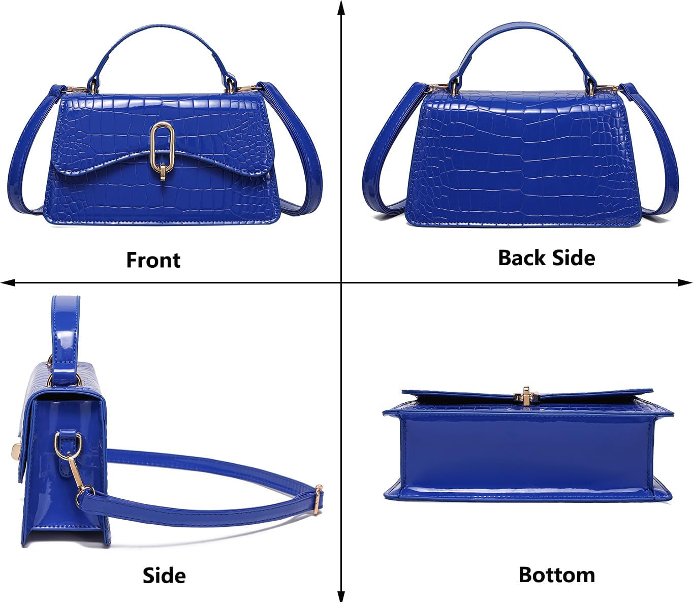 Mini Crossbody Bag for Women trendy Ladies Small Shoulder Bag Purse Fashionable Evening Handbag - Image 3