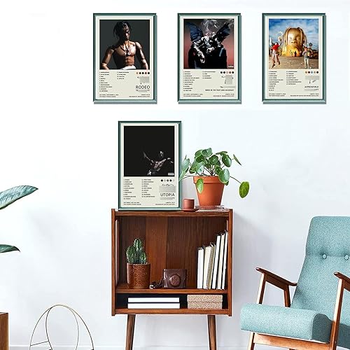 Miniatura 4 de Scot Utopia - Póster de edición limitada (juego de 4) sin marco de 8 x 12 pulgadas (7.9 x 11.8 in), póster de papel para decoración de dormitorio,