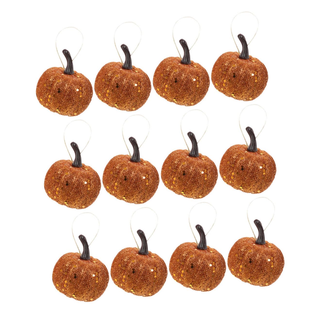 Zerodeko 48stücke Künstliche Kürbisse Hängende Dekoration Für Halloween Und Erntedankfest Für Tisch Und Wohnraumgestaltung