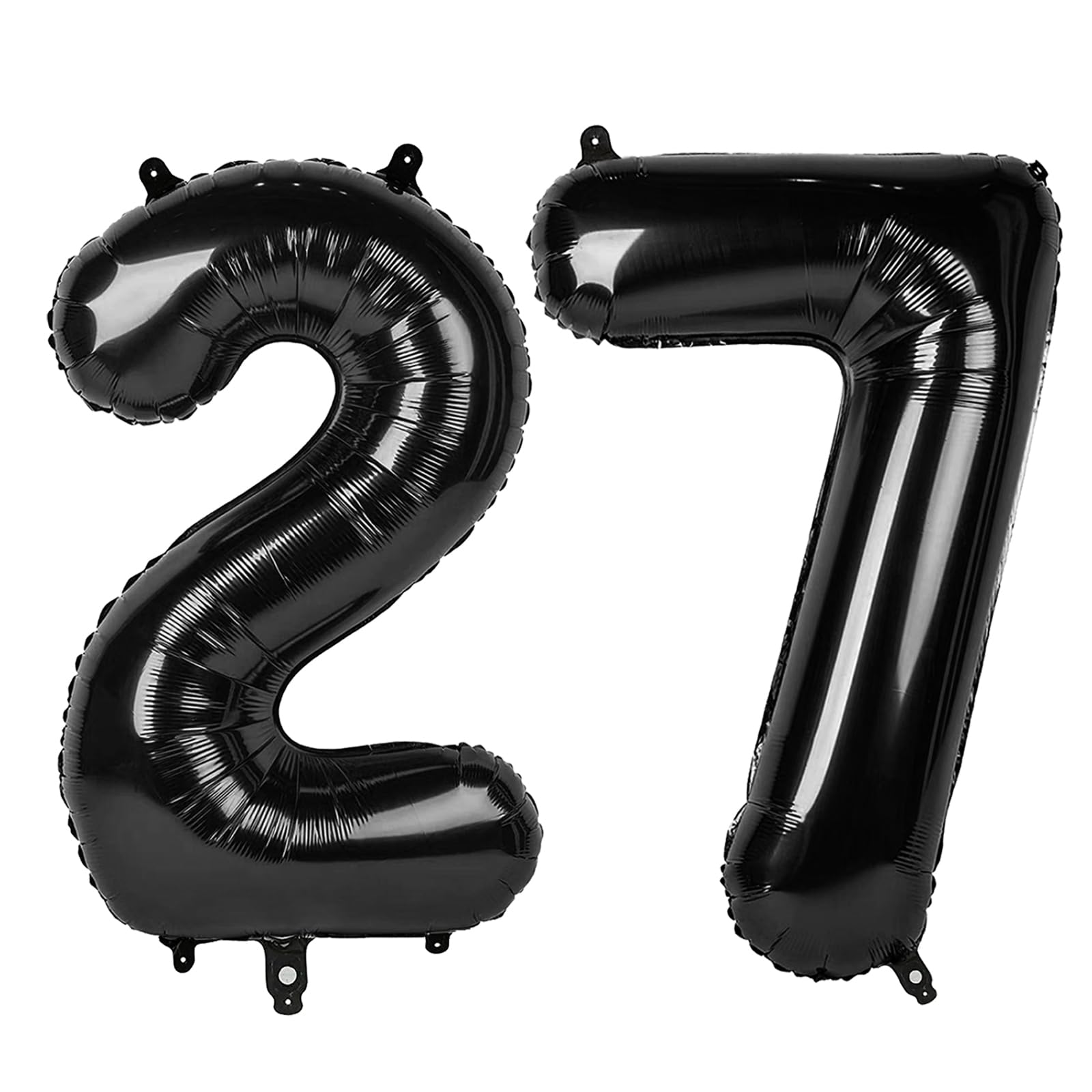 27 Balloon 40 inch Black Number Balloons for 27 Birthday Party Decorations