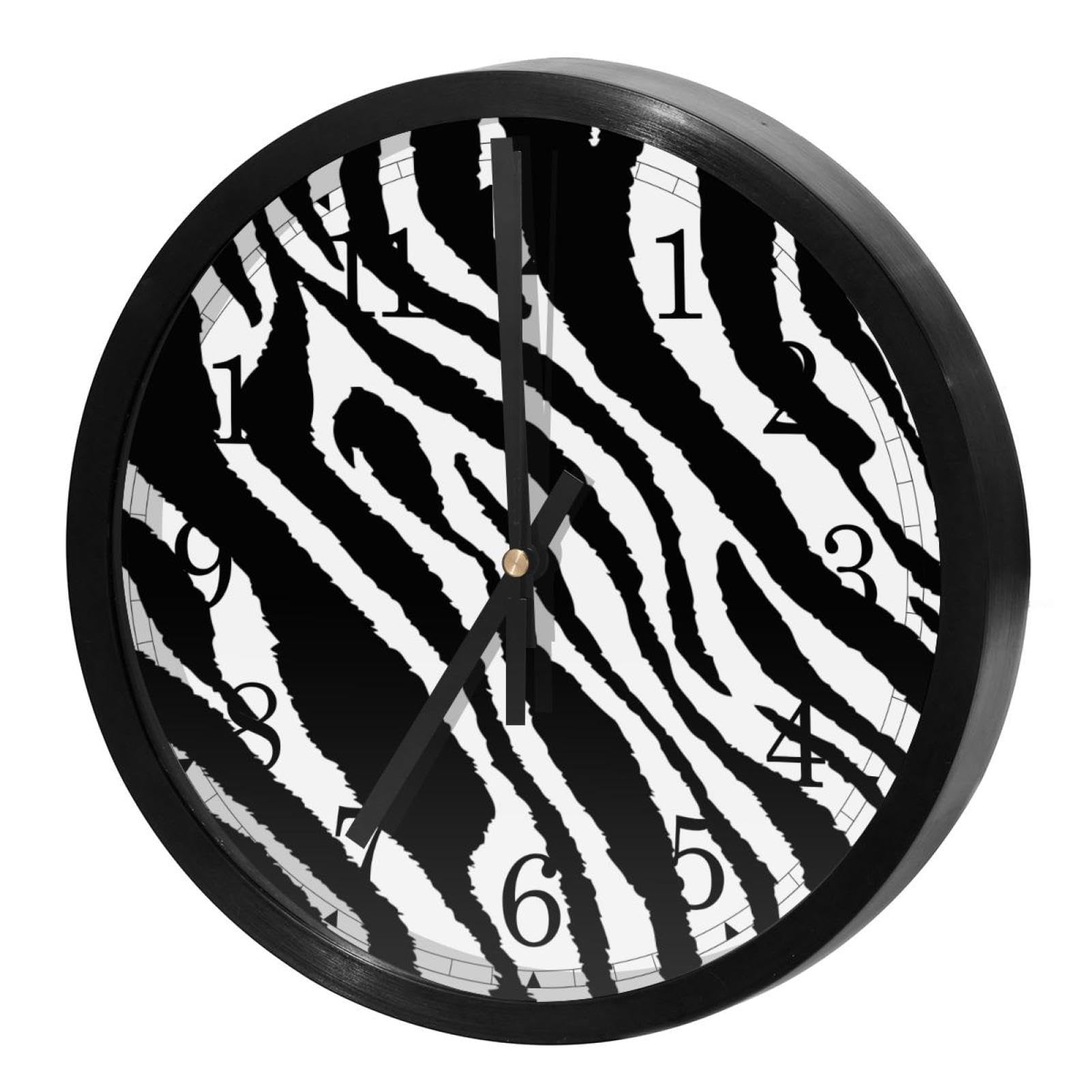 Horloge murale à quartz sans tic-tac au design contemporain