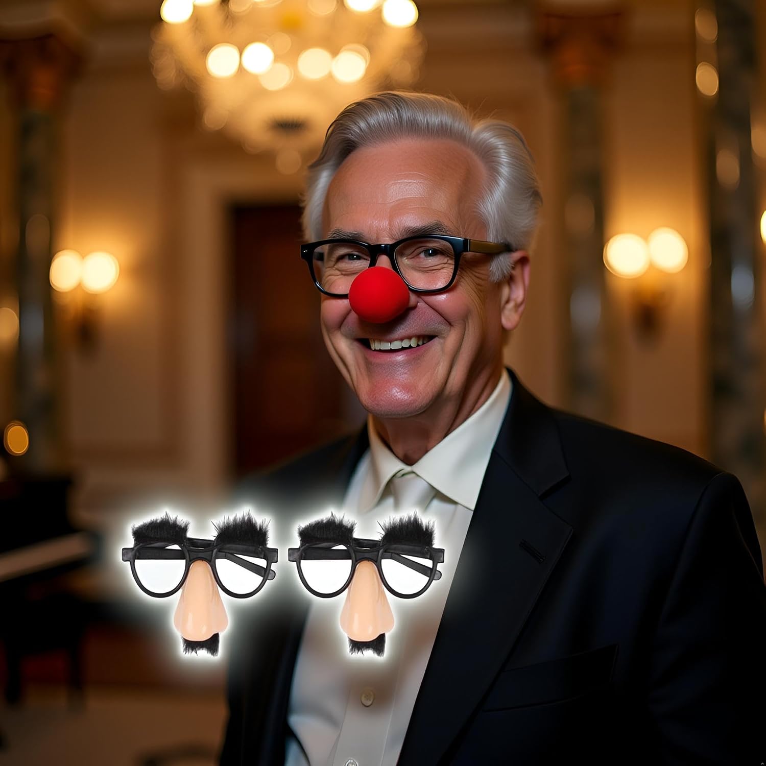 2Pcs Disguise Glasses With Funny Nose Add Fun To Your Celebrations Funny Glasses